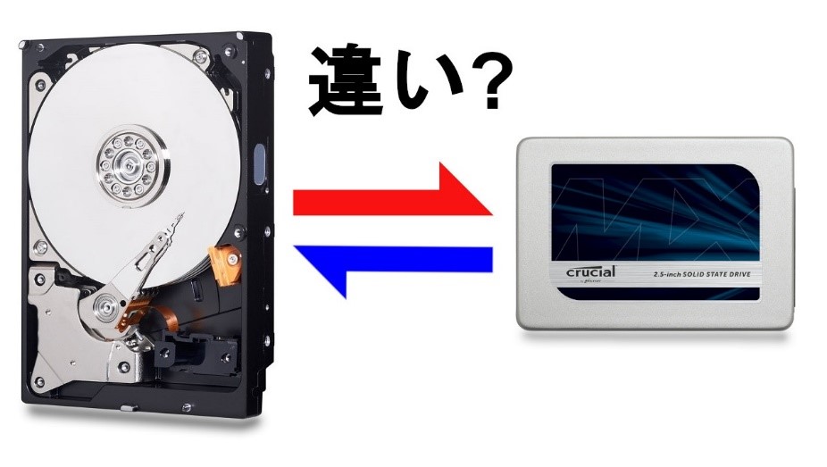 HDDとSSDの違い