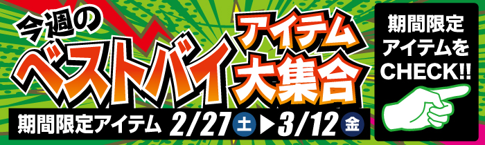 週替わり限定特価