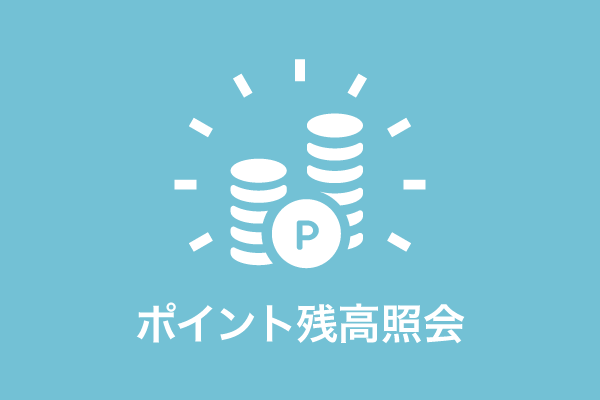 ポイント残高照会
